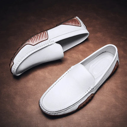 Men’s Minimal Moc Toe Driving Loafers