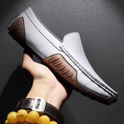 Men’s Minimal Moc Toe Driving Loafers