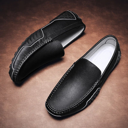 Men’s Minimal Moc Toe Driving Loafers