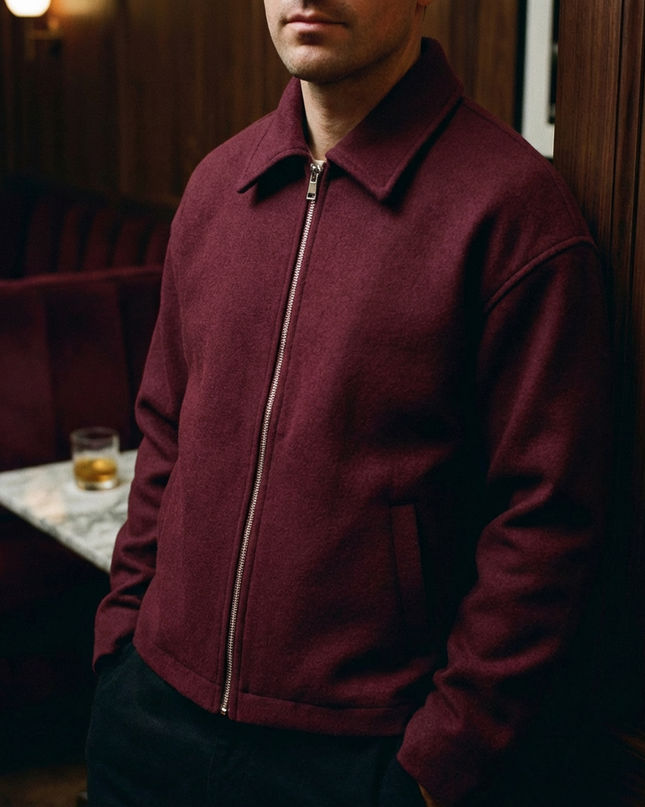 Men’s Minimal Zip Jacket