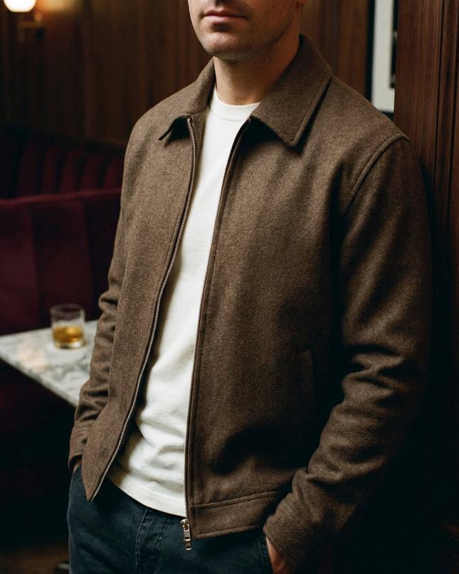 Men’s Minimal Zip Jacket