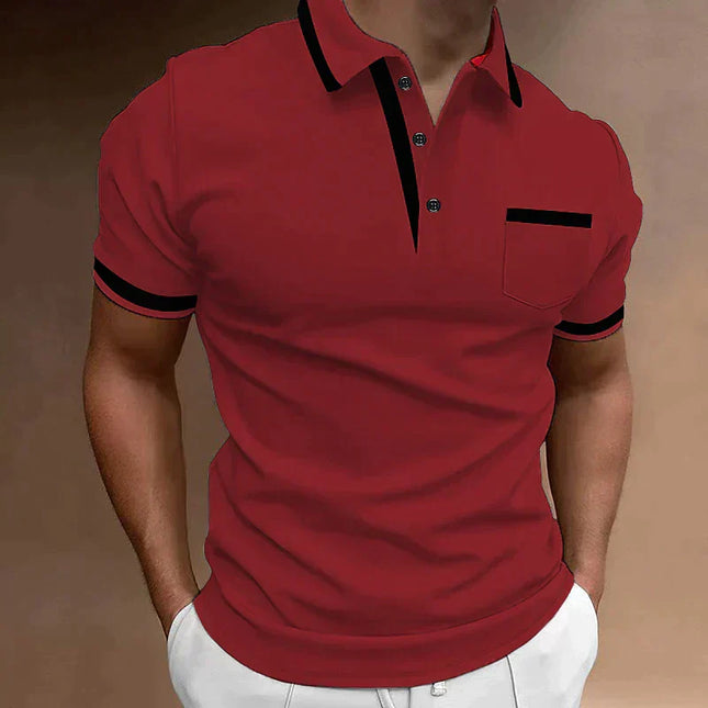 Men’s Monaco Contrast Trim Polo Shirt