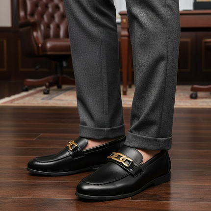 Men’s Monarch Chain Strap Loafers