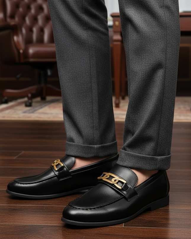 Men’s Monarch Chain Strap Loafers