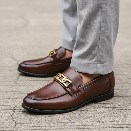 Men’s Monarch Chain Strap Loafers