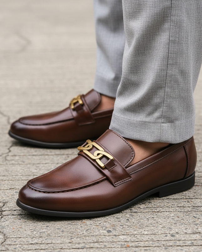 Men’s Monarch Chain Strap Loafers