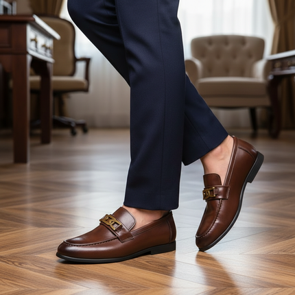 Men’s Monarch Chain Strap Loafers