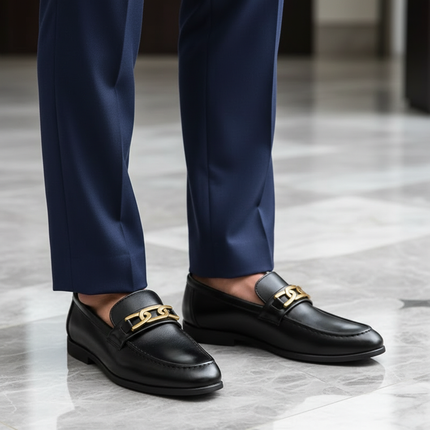 Men’s Monarch Chain Strap Loafers