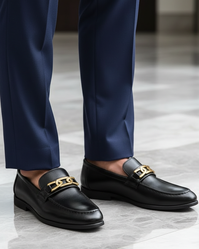 Men’s Monarch Chain Strap Loafers