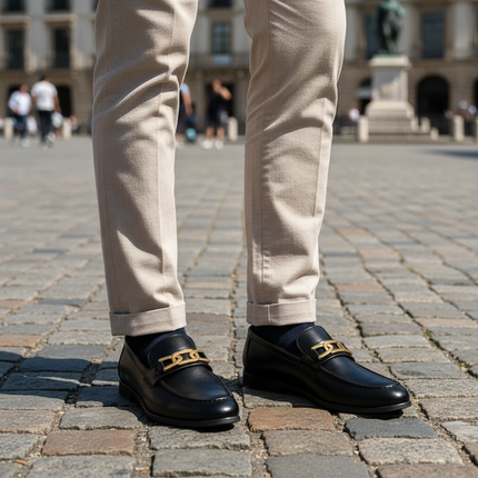 Men’s Monarch Chain Strap Loafers
