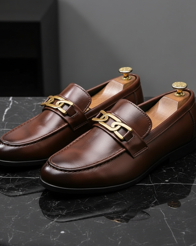 Men’s Monarch Chain Strap Loafers