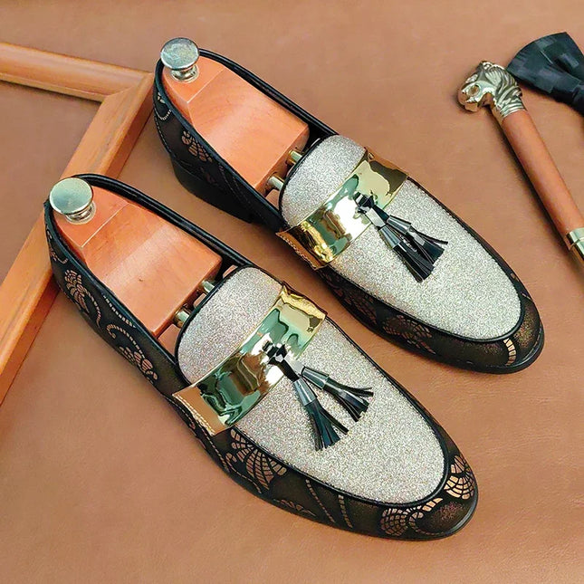 Men’s Monarch Mosaic Tassel Loafers