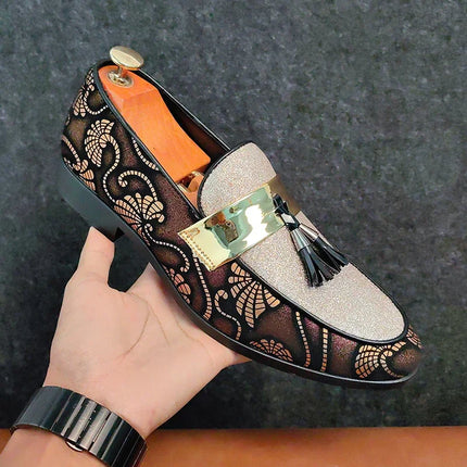Men’s Monarch Mosaic Tassel Loafers