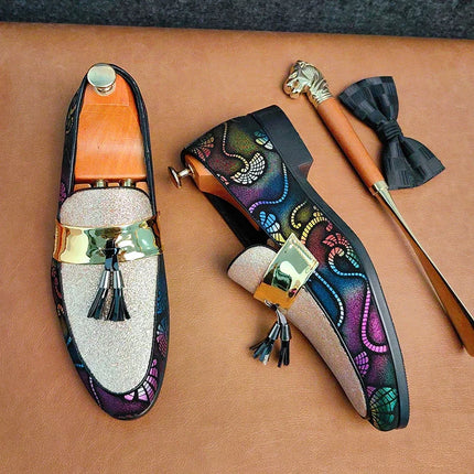 Men’s Monarch Mosaic Tassel Loafers