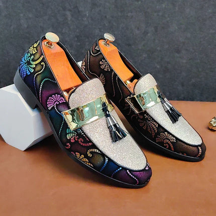 Men’s Monarch Mosaic Tassel Loafers
