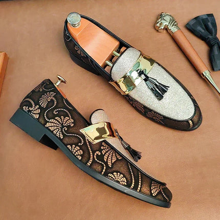 Men’s Monarch Mosaic Tassel Loafers