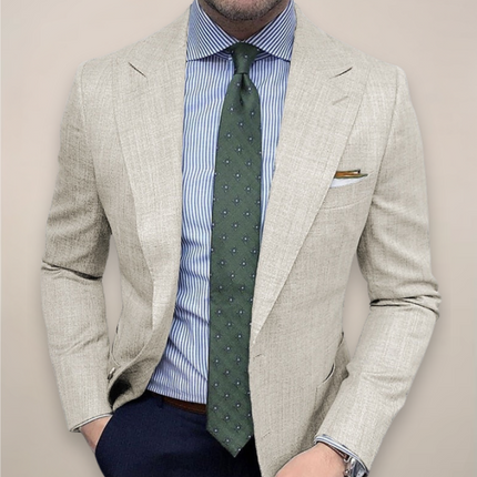 Men’s Notched Lapel Tailored Blazer