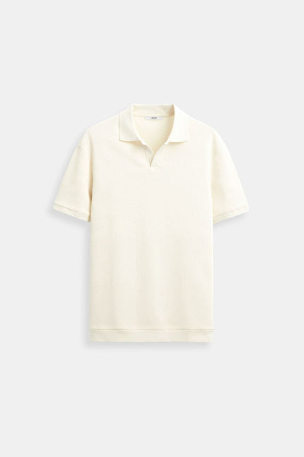 Men’s Open Collar Polo Shirt