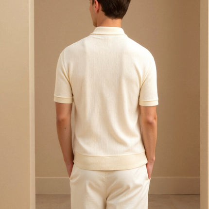Men’s Open Collar Polo Shirt