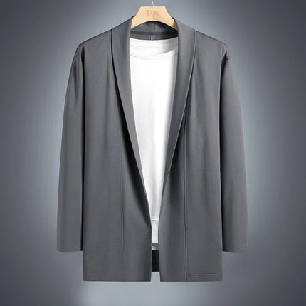 Men’s Open Front Longline Blazer