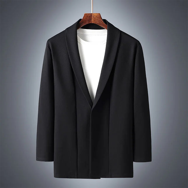 Men’s Open Front Longline Blazer