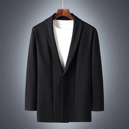 Men’s Open Front Longline Blazer