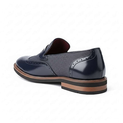Men’s Oxford Panel Dress Loafers