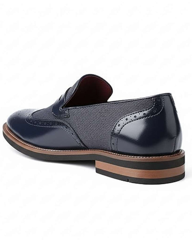 Men’s Oxford Panel Dress Loafers