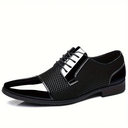 Men’s Patterned Knit Oxford Shoes