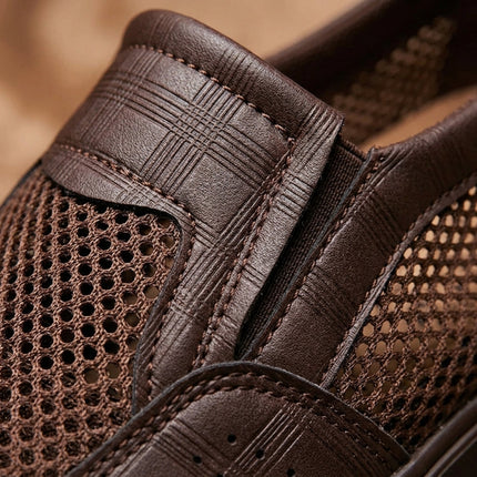 Men’s Perforated Slip-On Casual Shoes