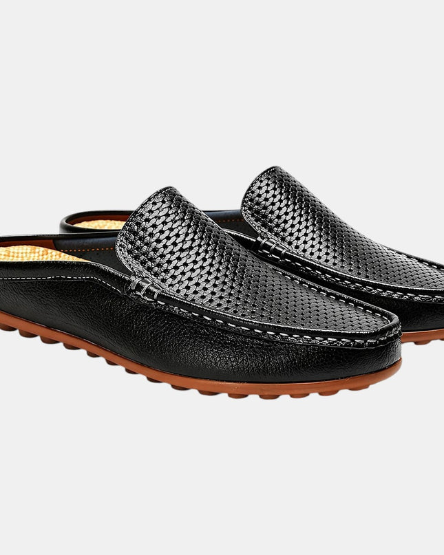Men’s Perforated Slip-On Driving Mules