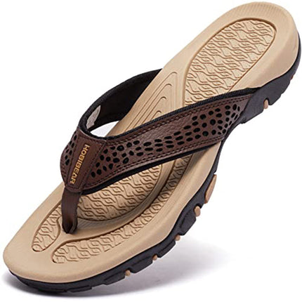 Men’s Perforated Strap Flip Flops