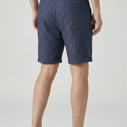 Men’s Pinstripe Drawstring Shorts