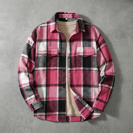 Men’s Plaid Shirt Jacket