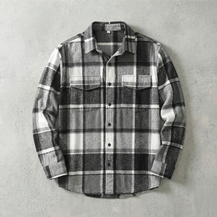 Men’s Plaid Shirt Jacket