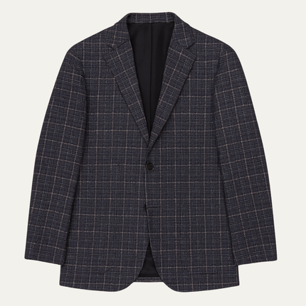 Men’s Plaid Striped Business Casual Work Blazer