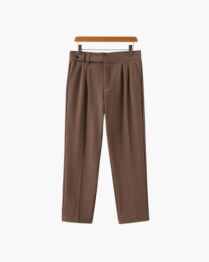 Men’s Pleated High Waist Pantalon