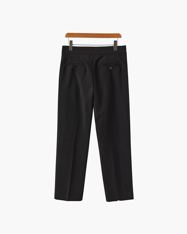 Men’s Pleated High Waist Pantalon