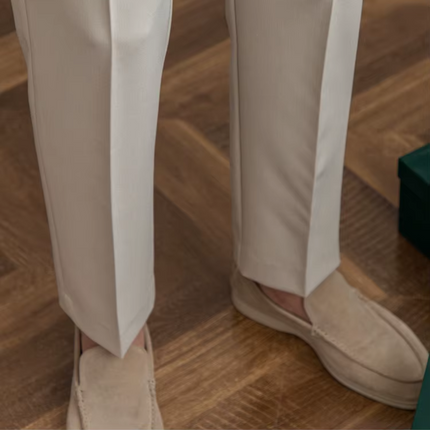 Men’s Pleated Tapered Trousers