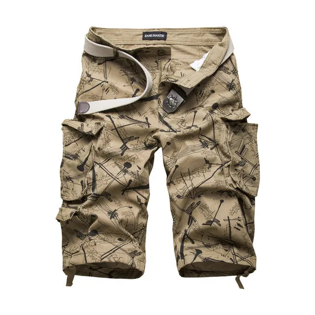 Men’s Printed Cargo Shorts