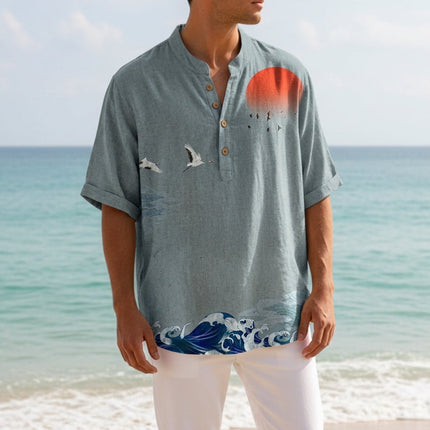 Men’s Printed Short Sleeve Shirt