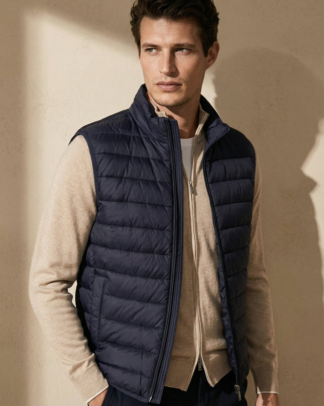 Men’s Quilted Zip Vest