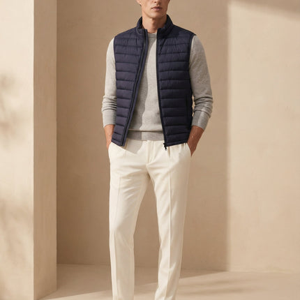 Men’s Quilted Zip Vest