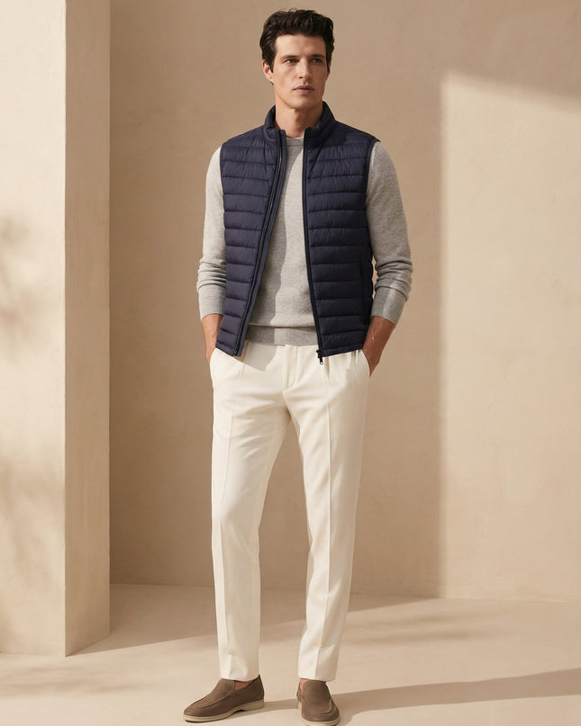 Men’s Quilted Zip Vest