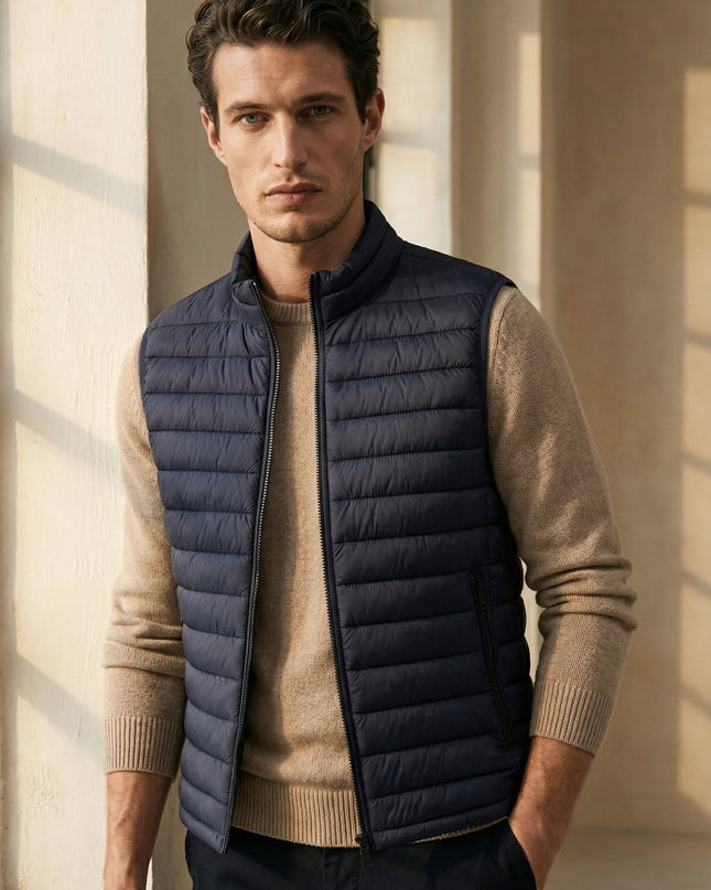 Men’s Quilted Zip Vest