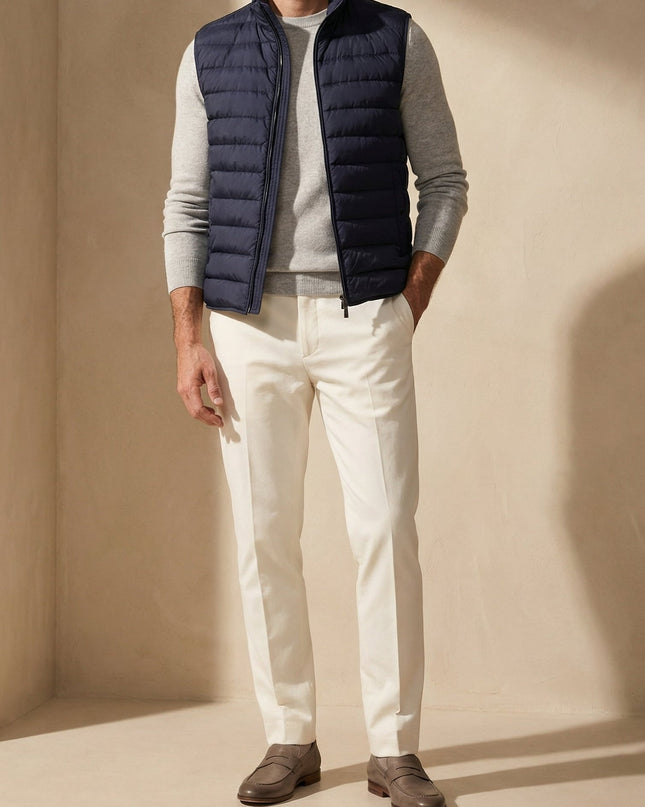Men’s Quilted Zip Vest