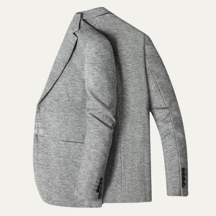 Men’s Refined Texture Two-Button Blazer