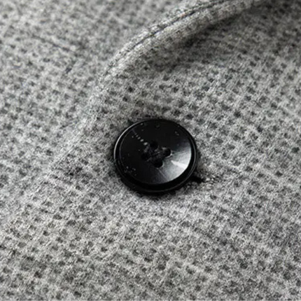 Men’s Refined Texture Two-Button Blazer