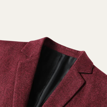Men’s Refined Two-Button Notched Blazer