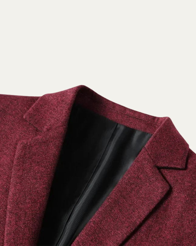 Men’s Refined Two-Button Notched Blazer